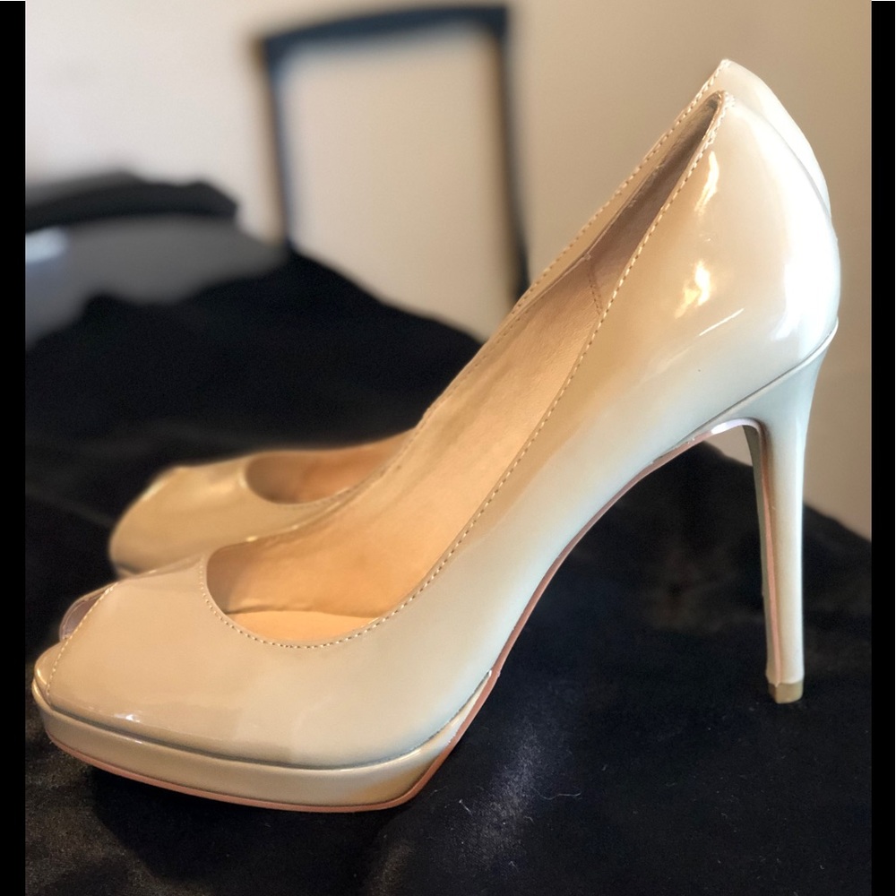 Chinese Laundry peep toe pumps